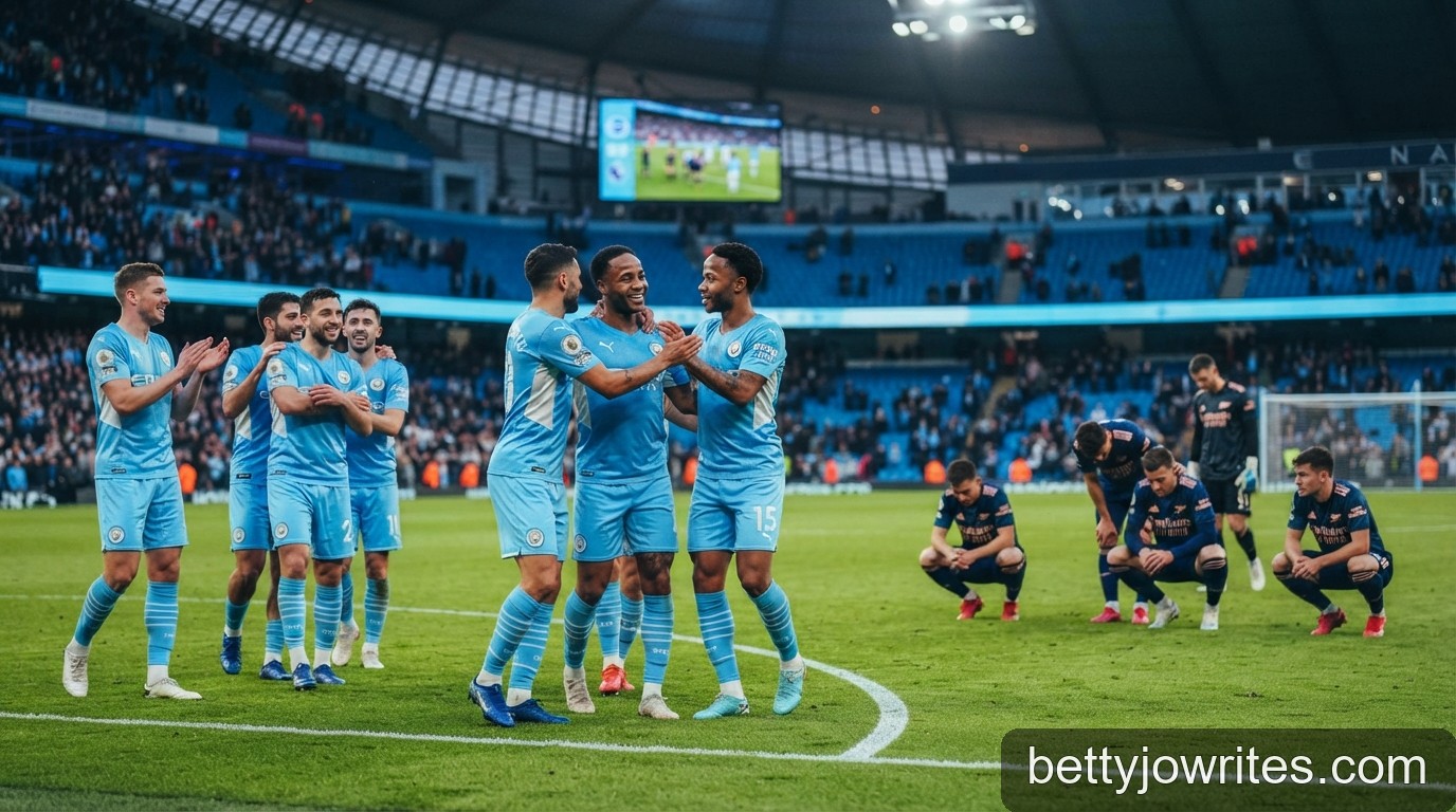 Ngoại hạng Anh: Man City duy trì mạch toàn thắng, Arsenal đứt chuỗi bất bại - 2